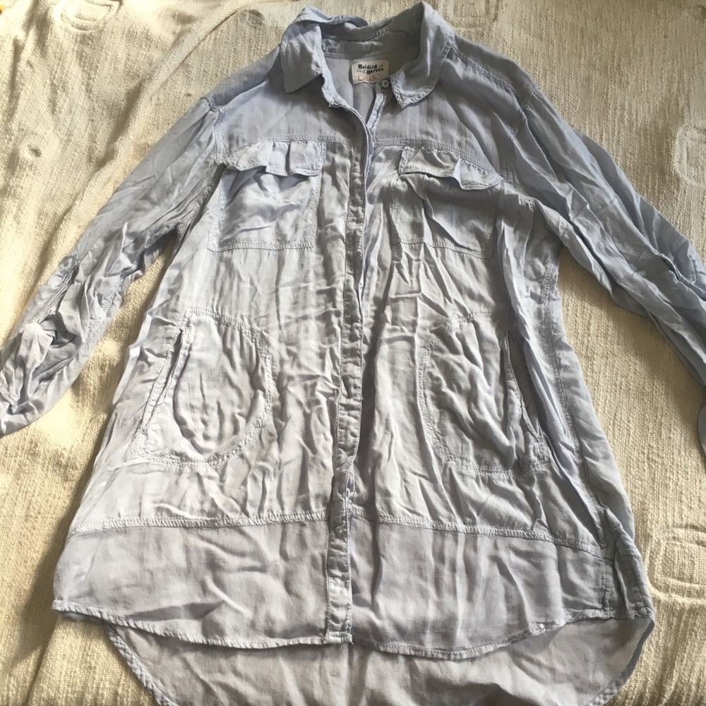 ANTHRO Tunic Button-Down